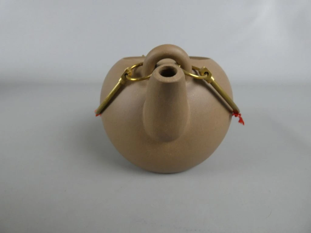 Chinese theepot met metalen handvat en filter - foto 7