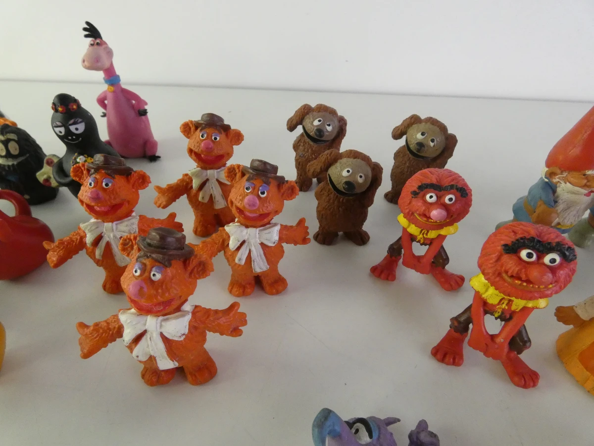 Set vintage cartoon figuurtjes van diverse karakters - foto 3