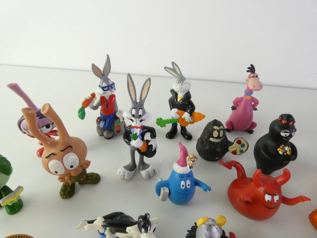 Set vintage cartoon figuurtjes van diverse karakters - foto 4