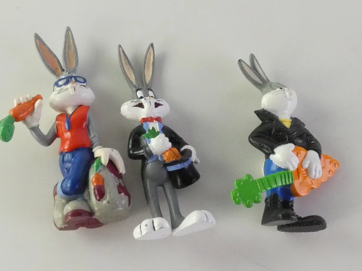 Set vintage cartoon figuurtjes van diverse karakters - foto 12