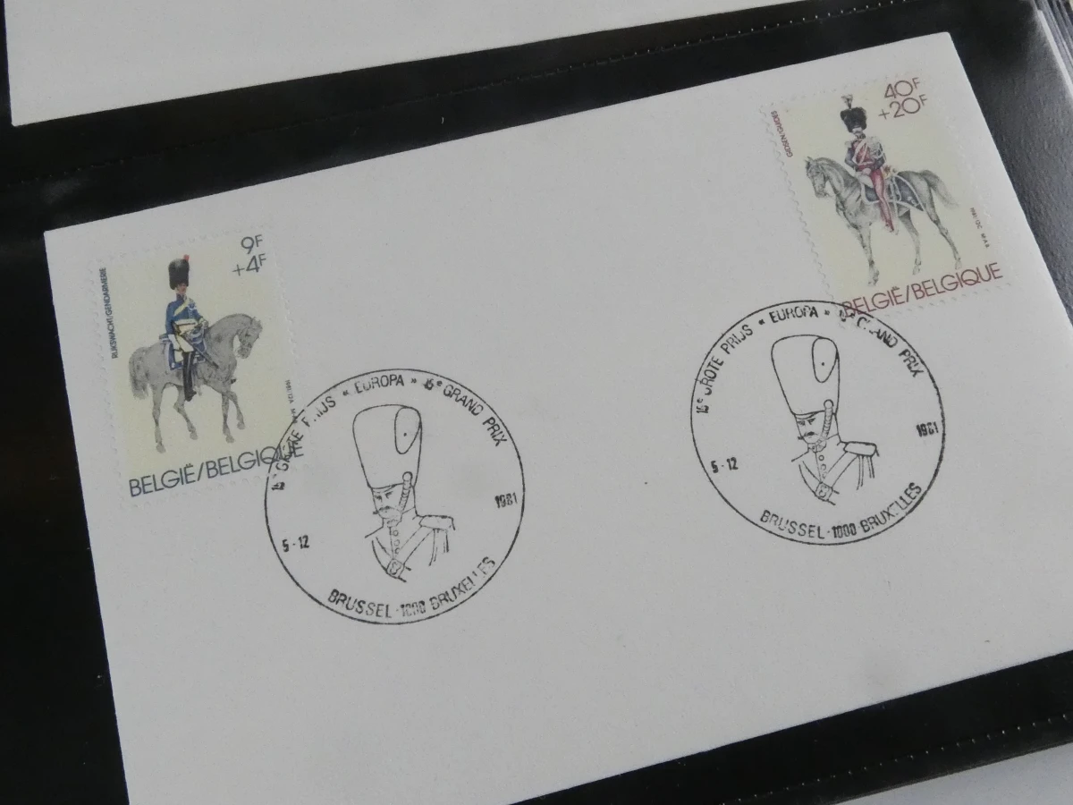 Filatelistische Collectie: Luxe Jaarboeken, FDC's & Klassiek België - foto 15