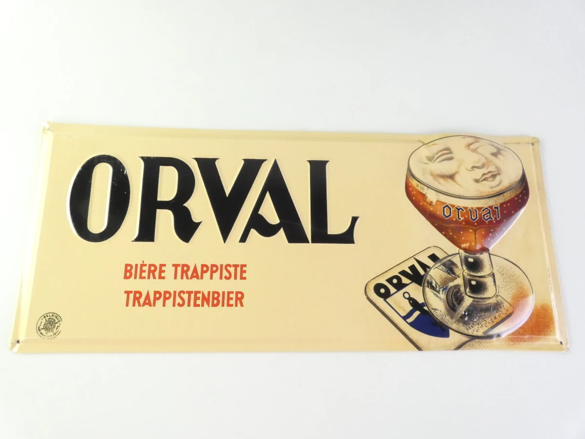 Set van 3 retro Belgische bierreclameborden - foto 2