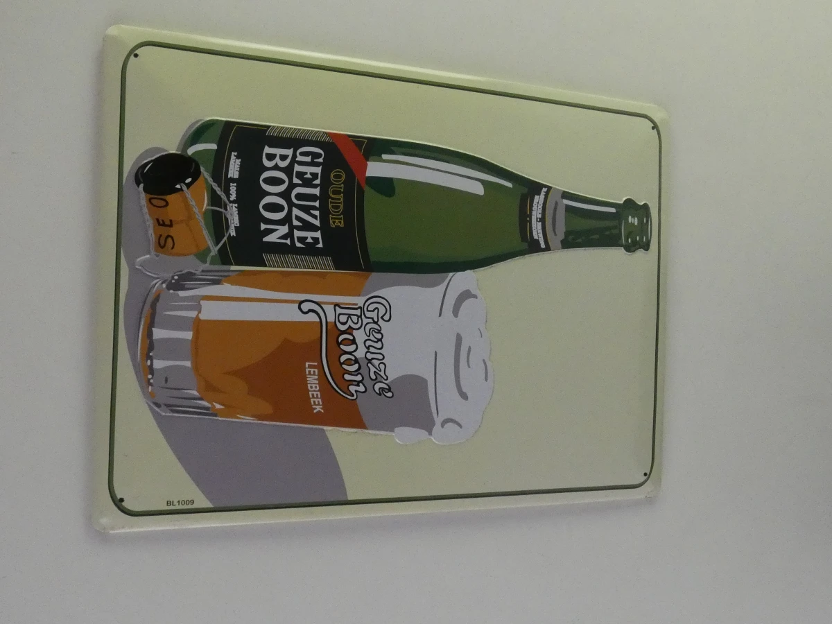 Set van 3 retro Belgische bierreclameborden - foto 9