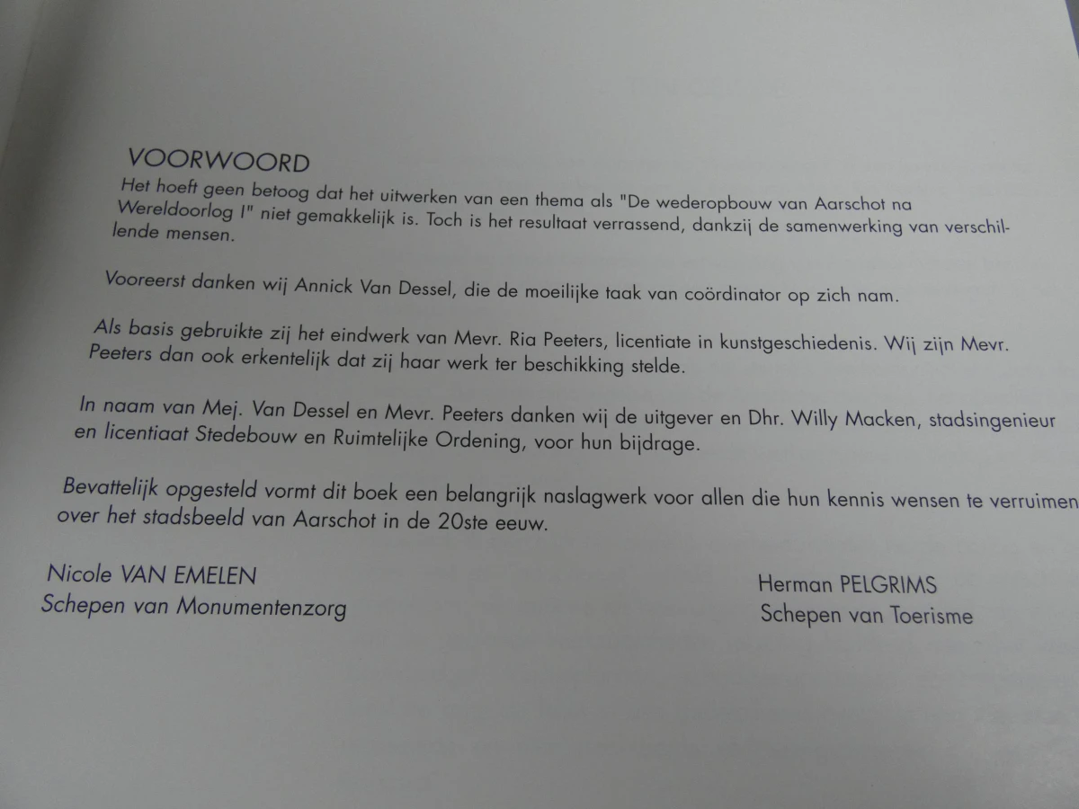 Boek de wederopbouw van Aarschot na wereldoorlog I - foto 7