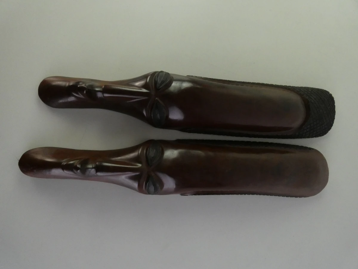 Set van 3 Afrikaanse houten beeldjes - foto 2