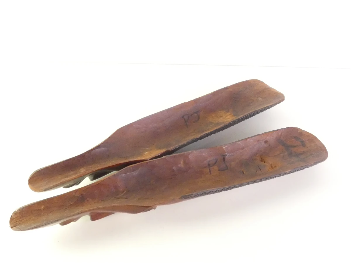 Set van 3 Afrikaanse houten beeldjes - foto 10