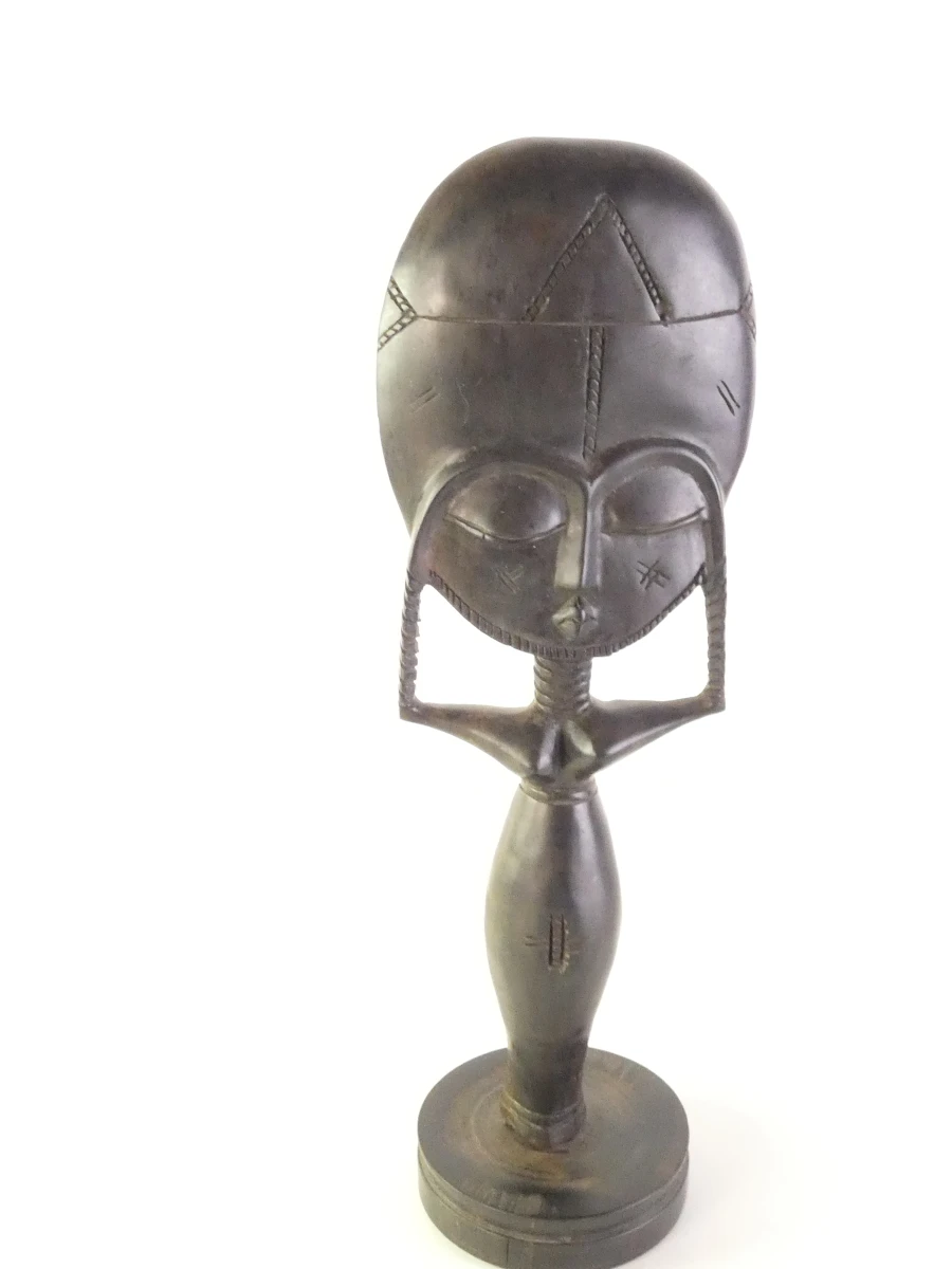 Set van 3 Afrikaanse houten beeldjes - foto 13