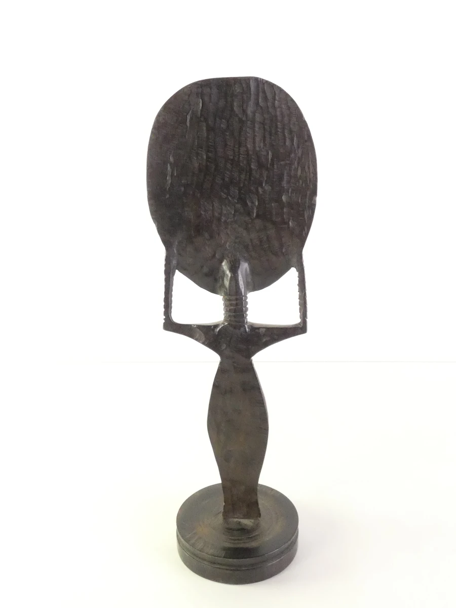Set van 3 Afrikaanse houten beeldjes - foto 17