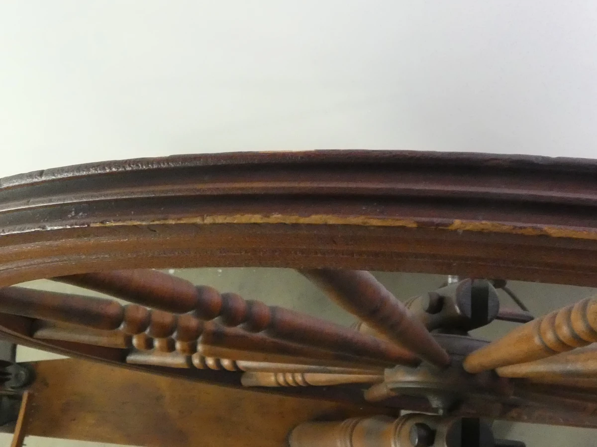 Oud Canadees Productie-Spinnewiel (CPW) – Philias Cadorette - foto 19