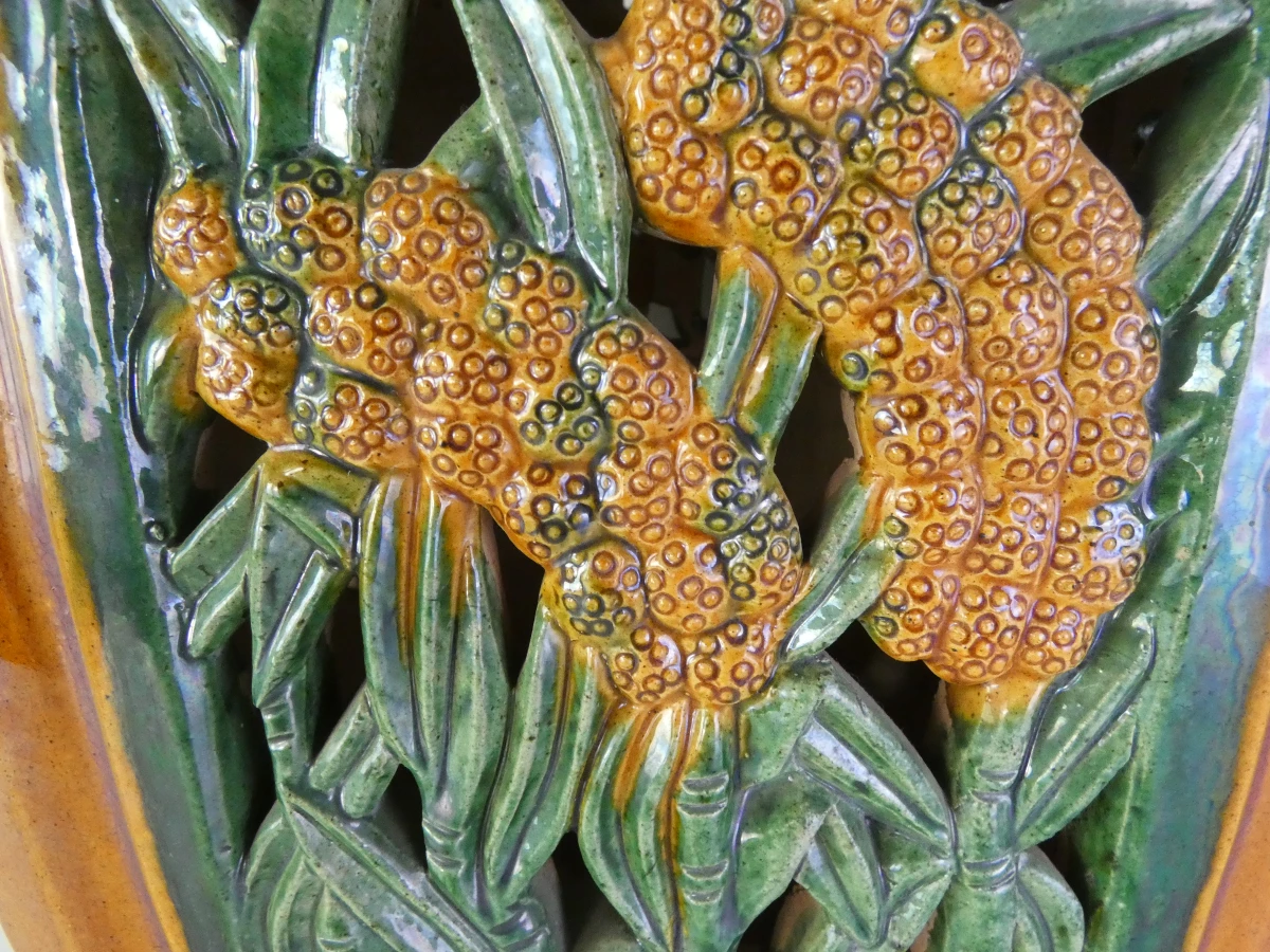 Decoratieve Aziatische keramische tuinkruk/bijzettafel - foto 11