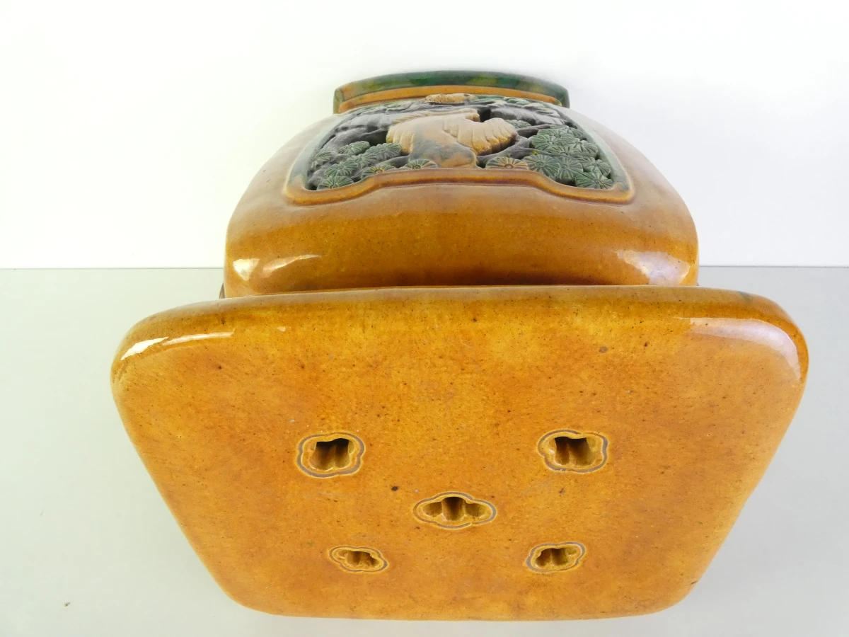 Decoratieve Aziatische keramische tuinkruk/bijzettafel - foto 16