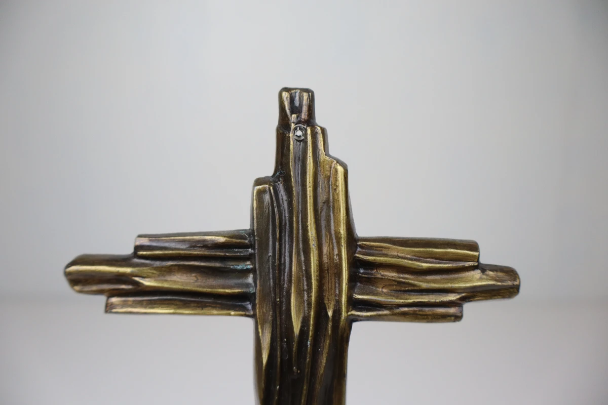 Bronzen wandkruis - Bruno Eeckman - foto 5