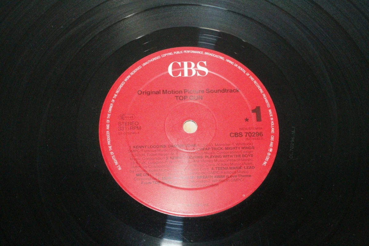 Top Gun Original Motion Picture Soundtrack LP - foto 4