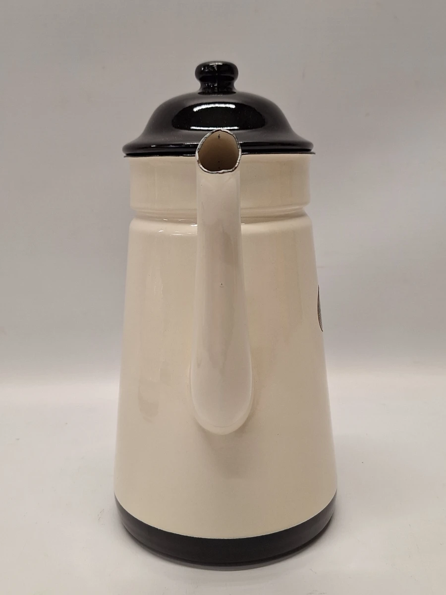 Retro Edy Super set met waterketel en koffiepot in crèmekleur en zwart - foto 13
