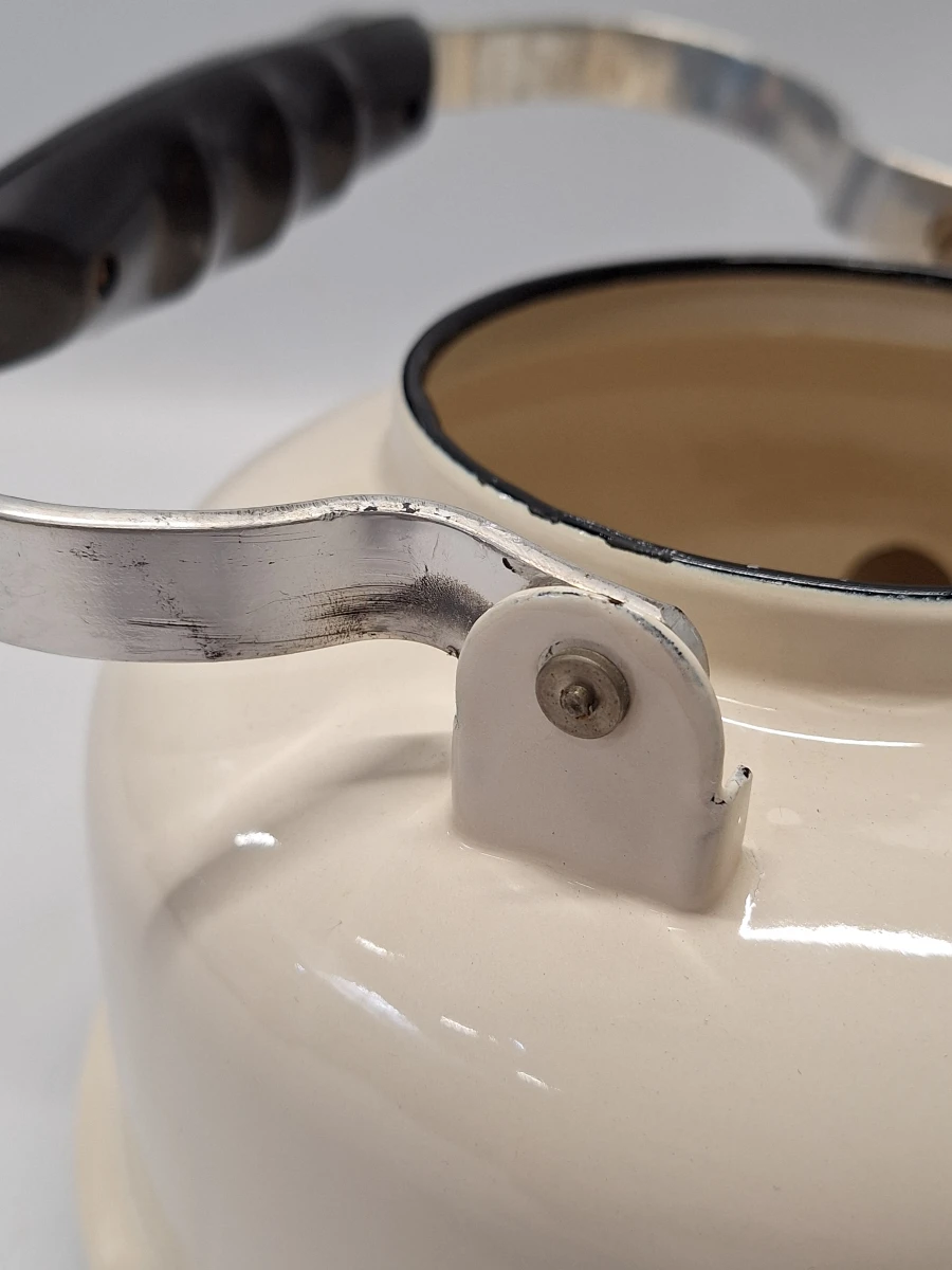Retro Edy Super set met waterketel en koffiepot in crèmekleur en zwart - foto 8