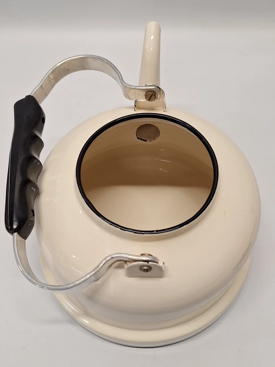 Retro Edy Super set met waterketel en koffiepot in crèmekleur en zwart - foto 7