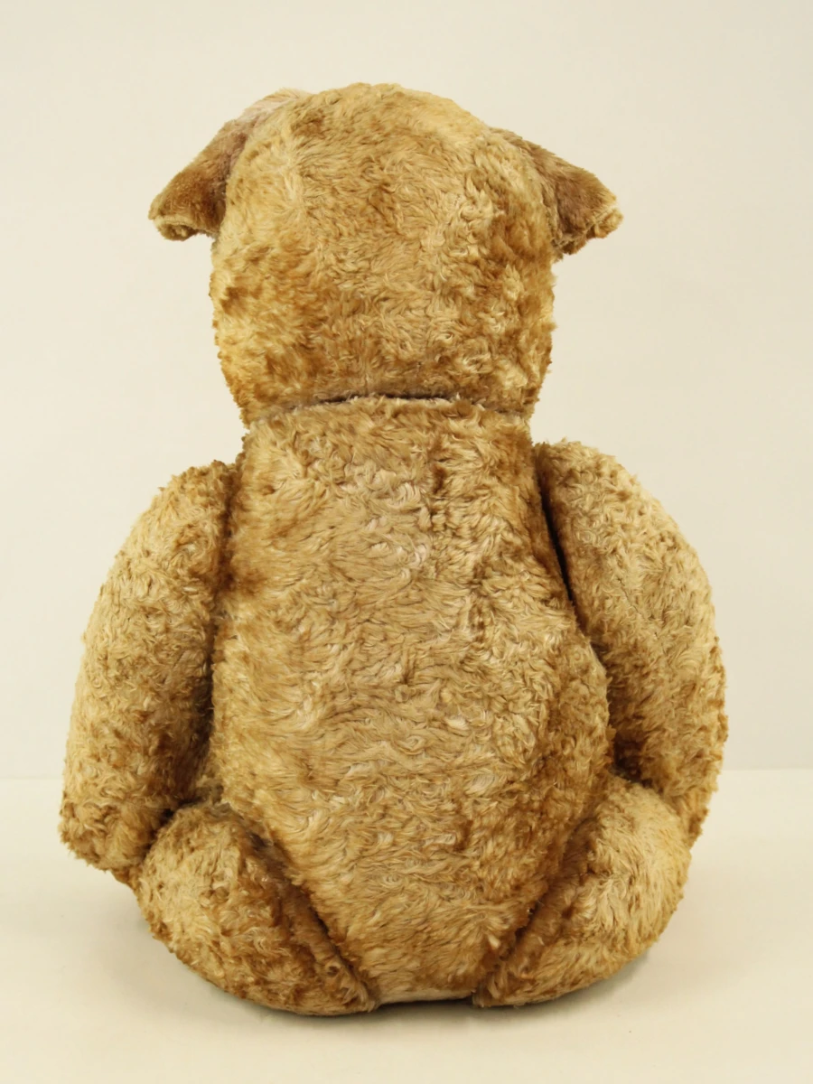 Knappe, vintage teddybeer uit 1963 - stro gevuld - 72 cm - foto 5