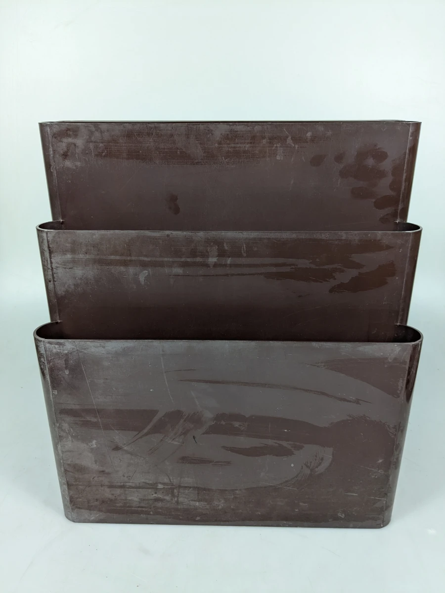 Kartell lectuurbak donkerbruin ABS kunststof jaren '70 - foto 3
