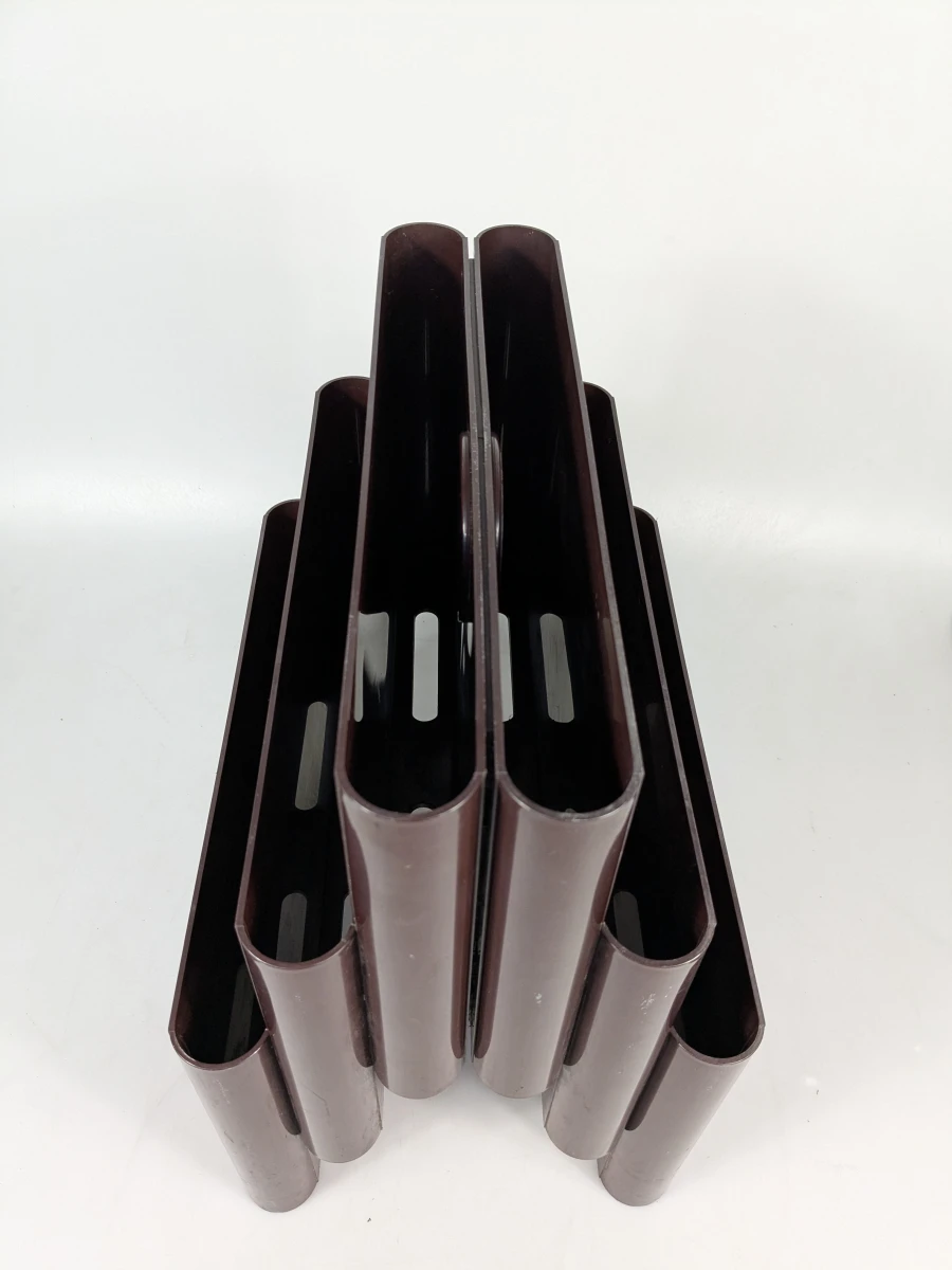 Kartell lectuurbak donkerbruin ABS kunststof jaren '70 - foto 2