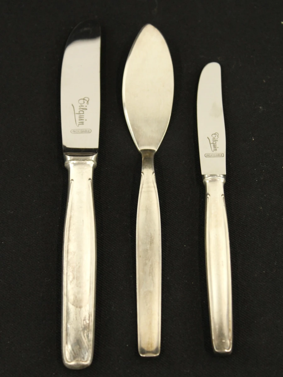 Grote set van 138 stuks verzilverd bestek (Tilquin, MFN, ...) - foto 15