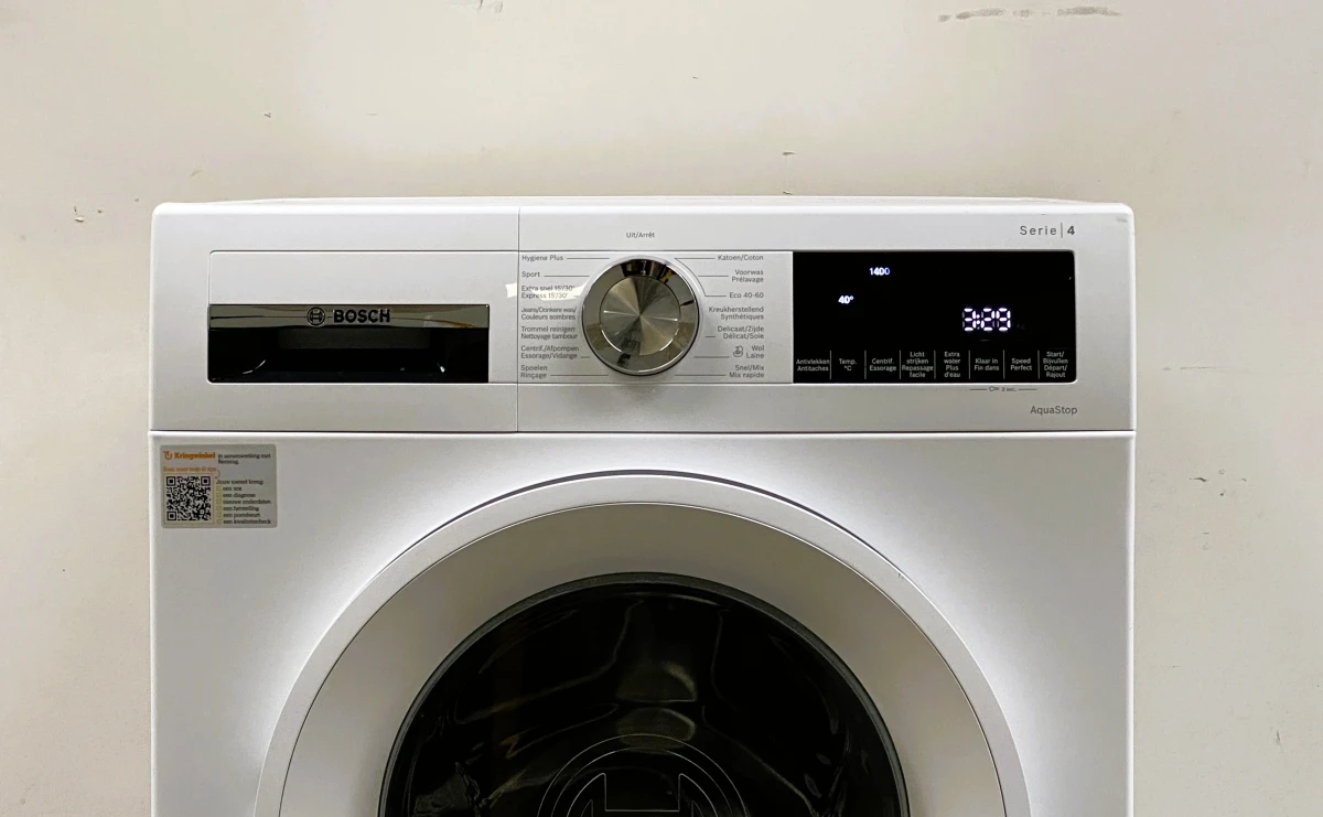 Wasmachine - BOSCH- type: WG04409FG/65 - foto 2