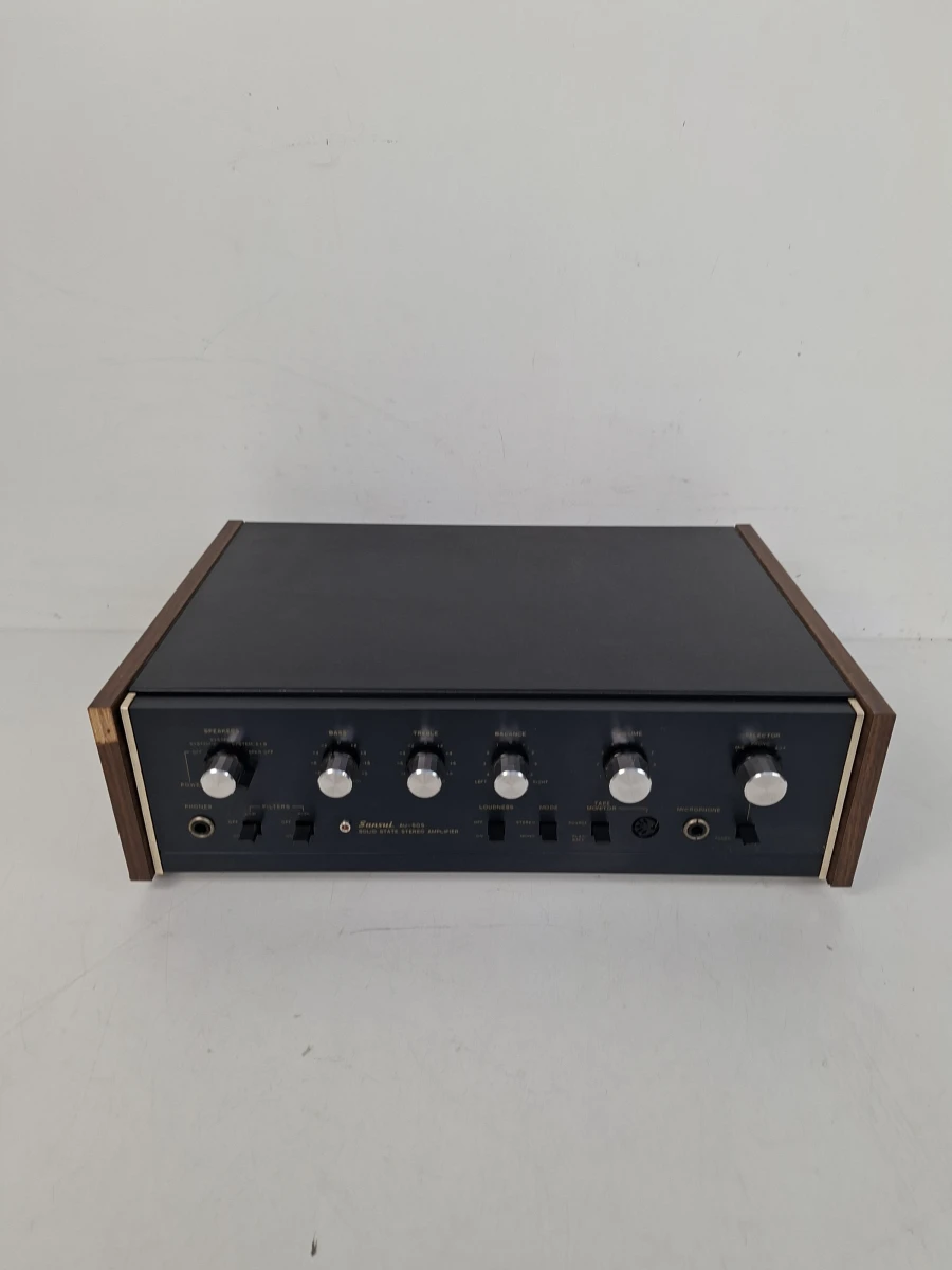 Prachtige Vintage Sansui AU-505 Solid-State Stereo Versterker – Klassieke High-End Audio! - foto 2