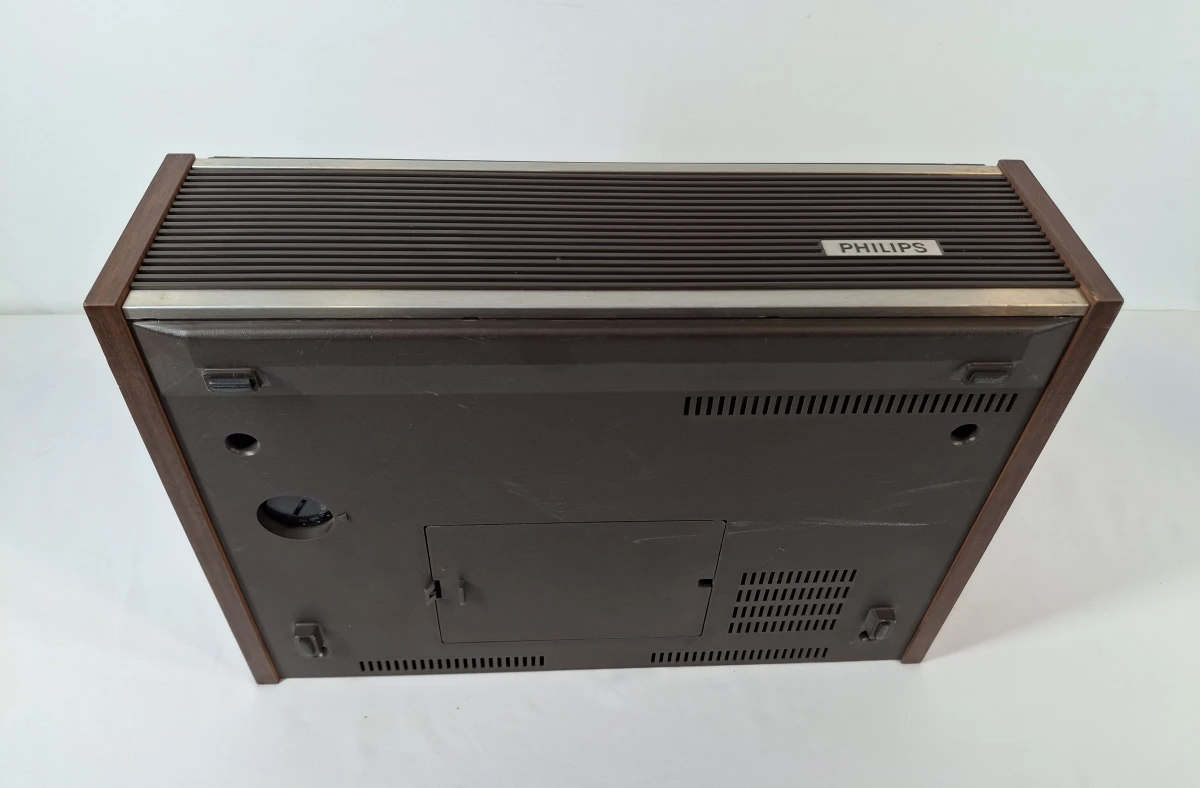 Vintage Philips 4307 viersporen bandrecorder met handleiding - foto 5