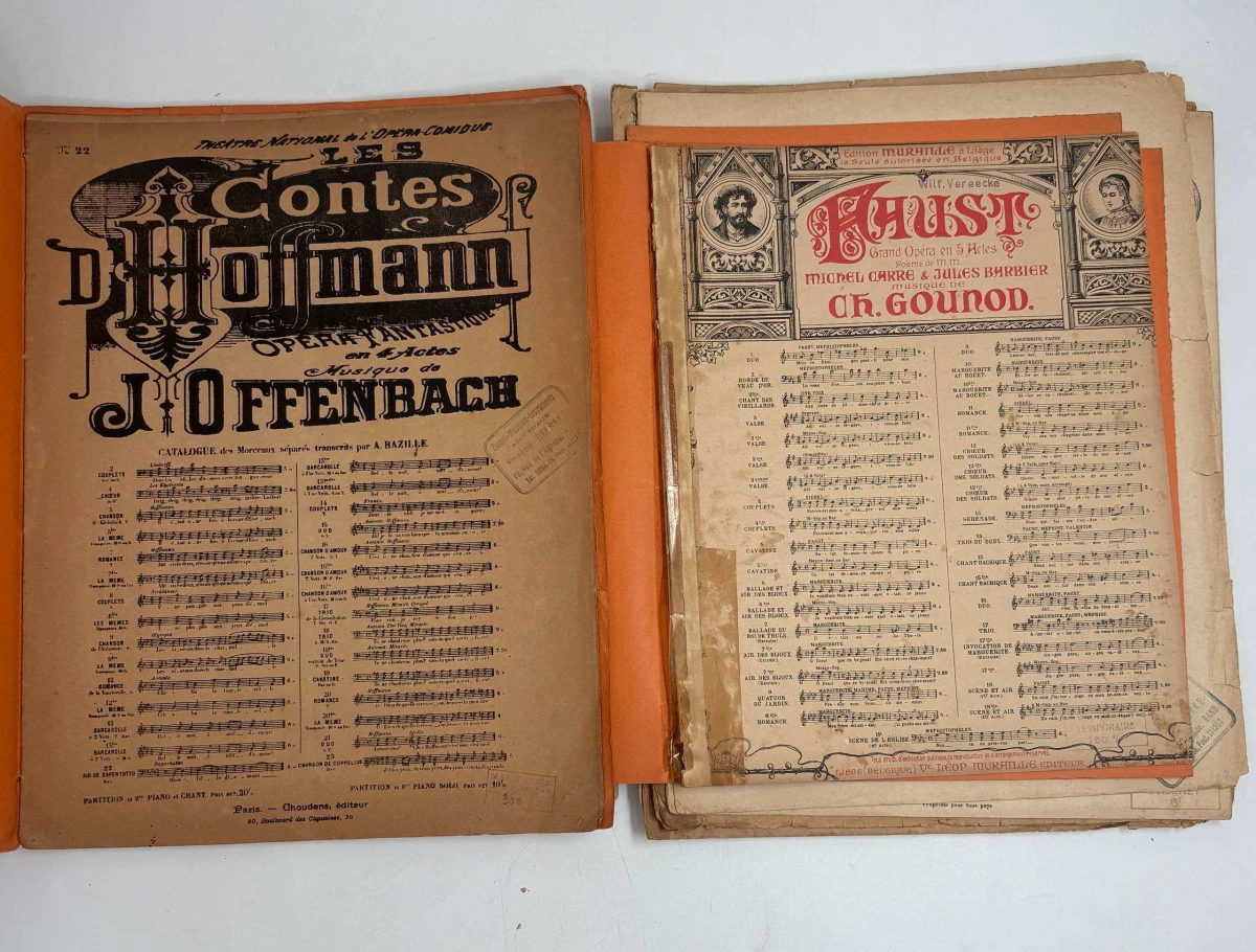 partij antieke bladmuziek Klassieke opera, operette & Franse chansons (ca. 1900-1940) - foto 6