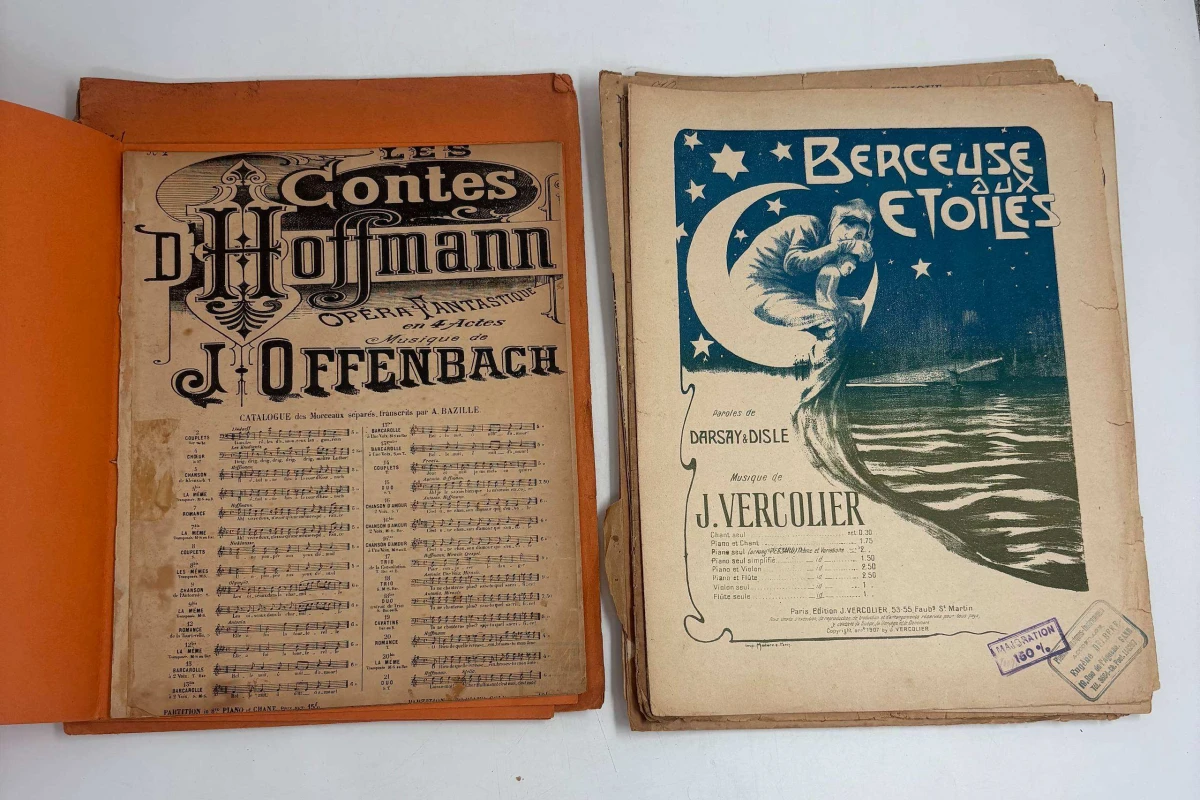 partij antieke bladmuziek Klassieke opera, operette & Franse chansons (ca. 1900-1940) - foto 5
