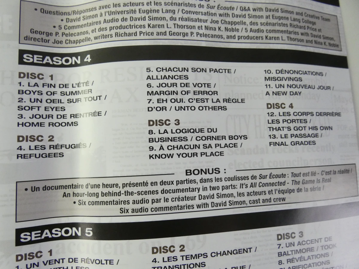 The Wire Complete Series DVD boxset - foto 18