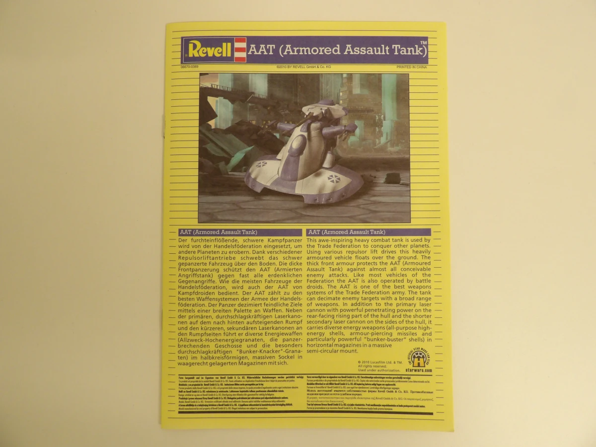 Star Wars AAT - Revell easykit (06670) - foto 4
