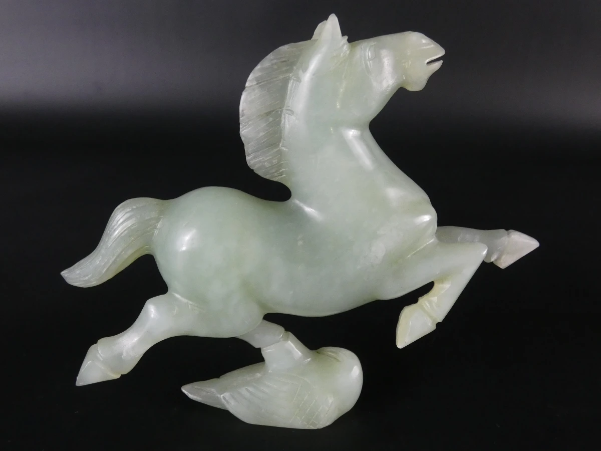 Decoratieve paardjes in Jade achtige steen - foto 10