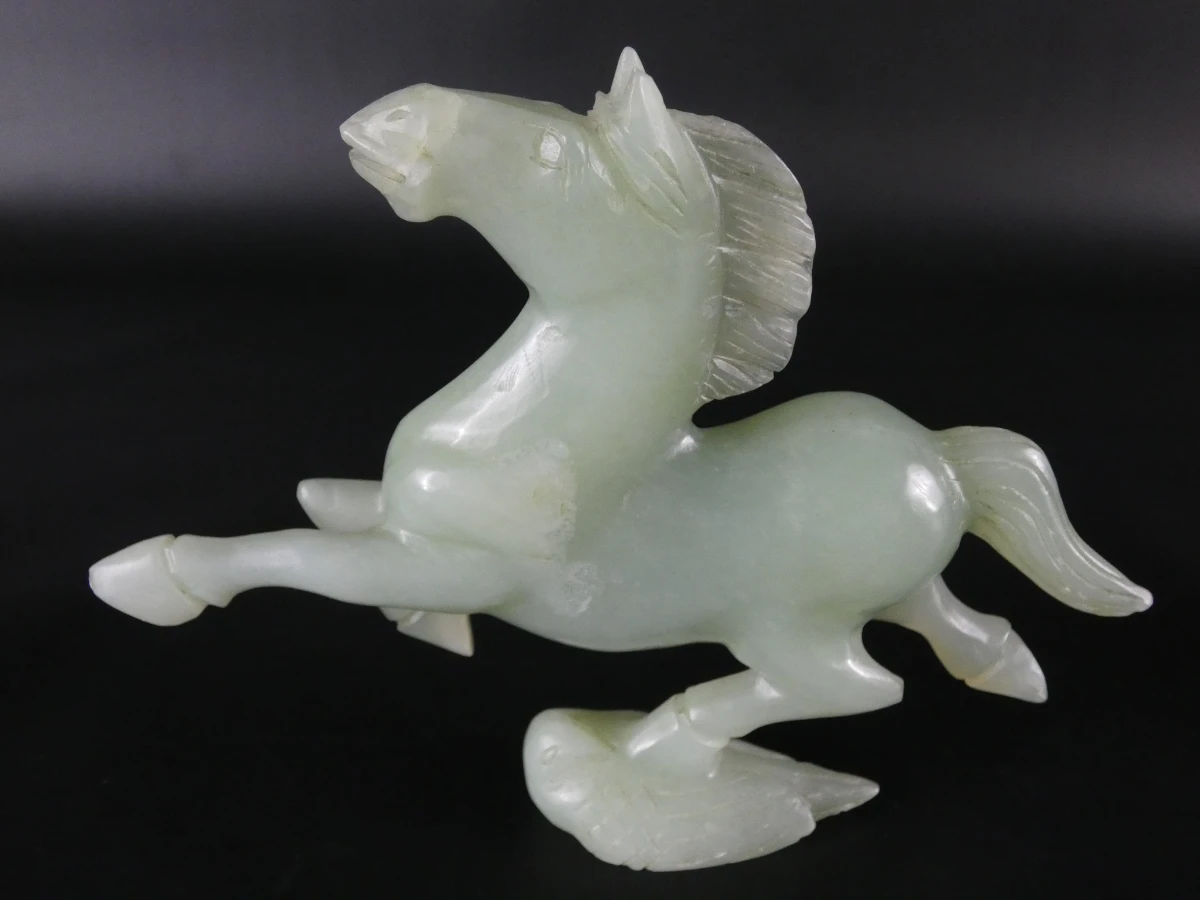 Decoratieve paardjes in Jade achtige steen - foto 11