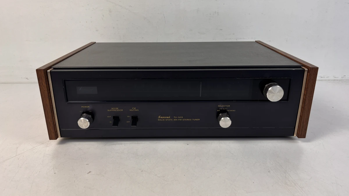 Schitterende Vintage Sansui TU-505 Solid State AM/FM Stereo Tuner – Klassieke Hifi Topkwaliteit! - foto 2