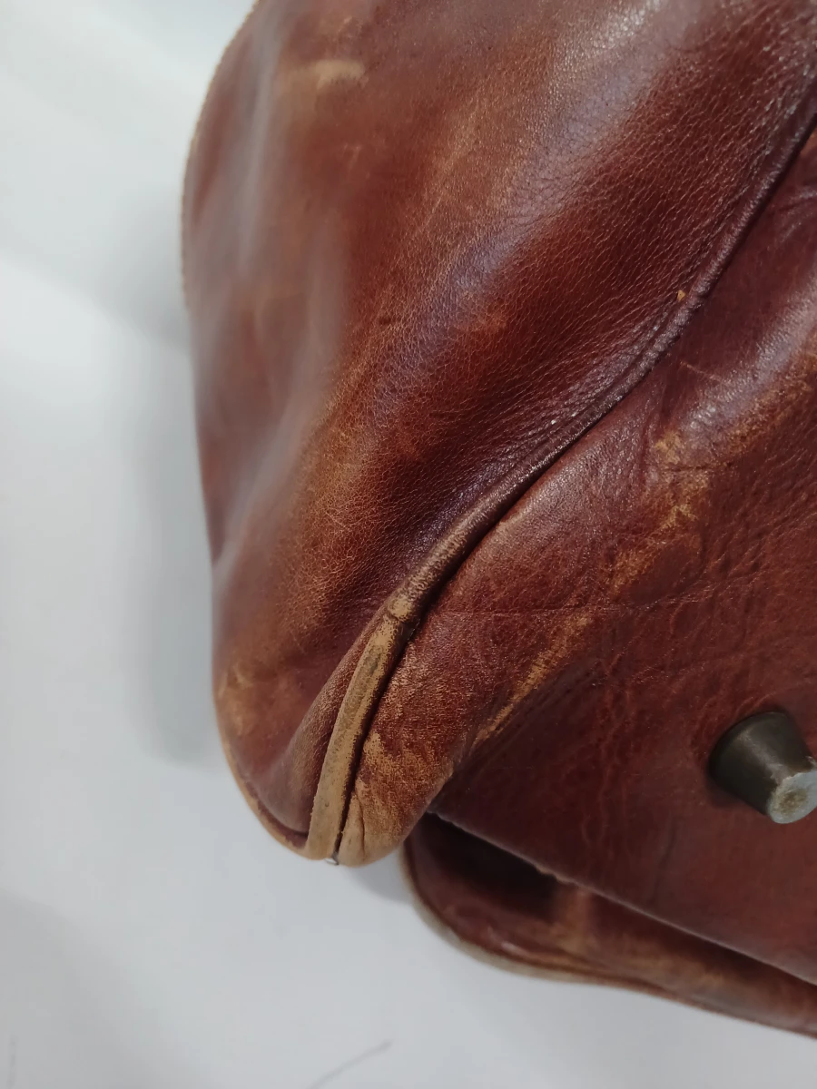 Exclusieve vintage lederen reistas - Y Kent Genuine Leather - foto 16