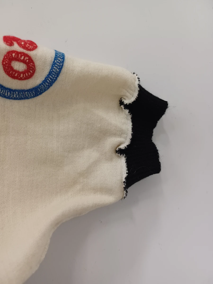 Originele vintage wollen Peugeot wielertrui - Albert Müller Zürich - Maat III - foto 12