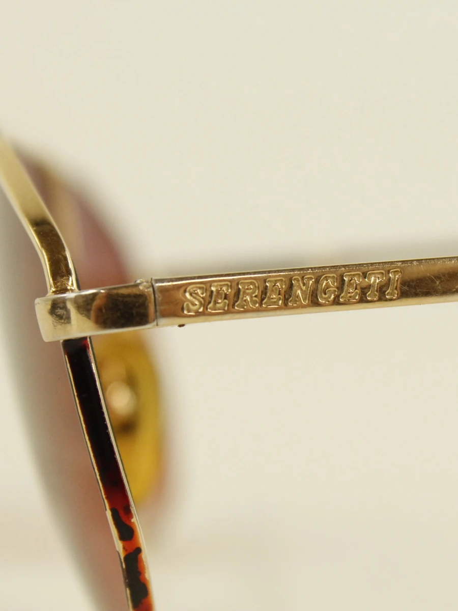 Serengeti hoekige aviator-/pilotvorm vintage zonnebril - foto 7