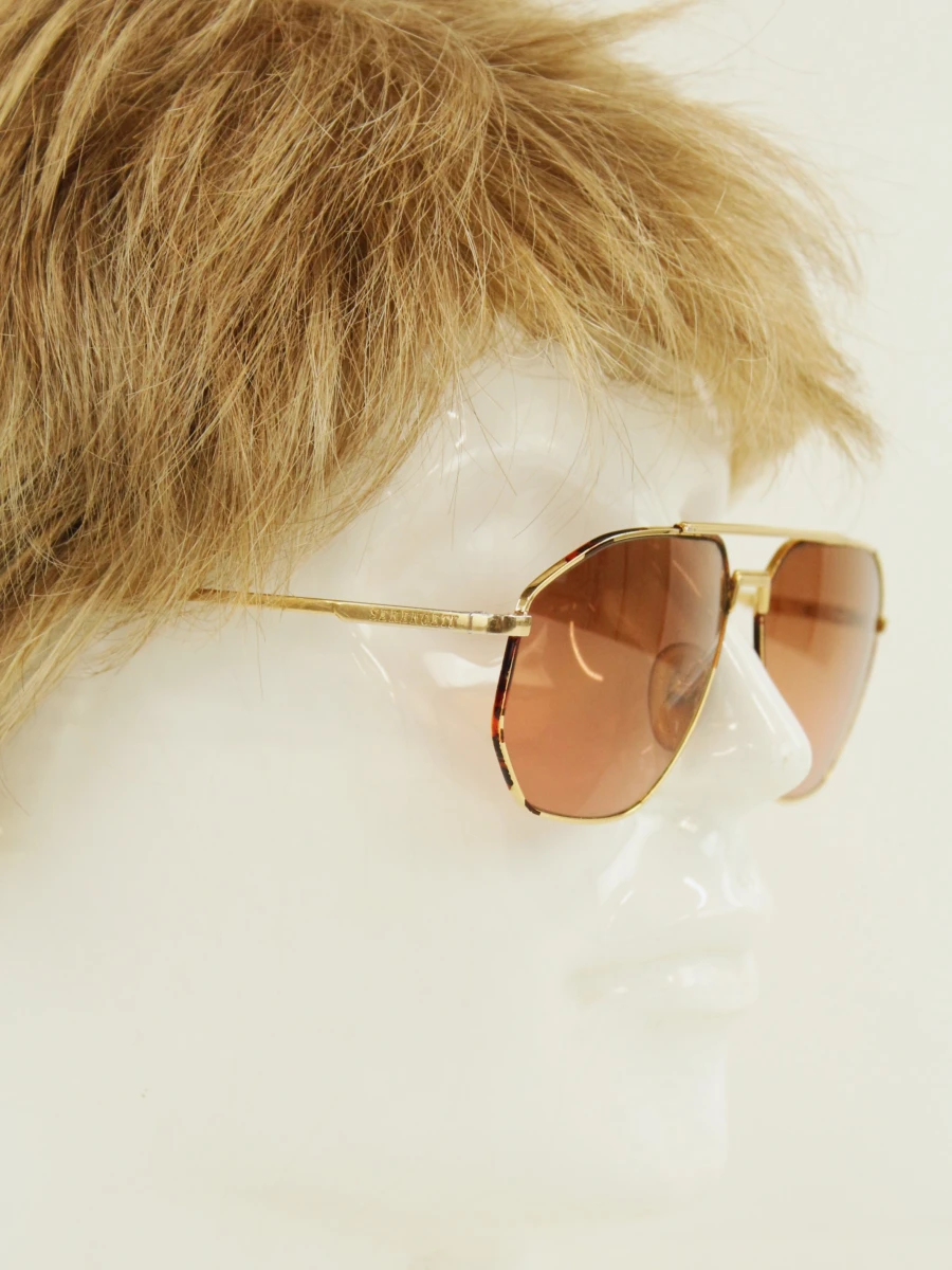 Serengeti hoekige aviator-/pilotvorm vintage zonnebril - foto 12