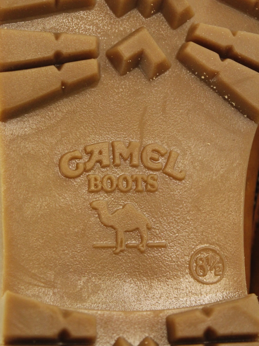 Camel boots - lederen veterschoenen in cognacbruin - nieuw - maat 42 - foto 4