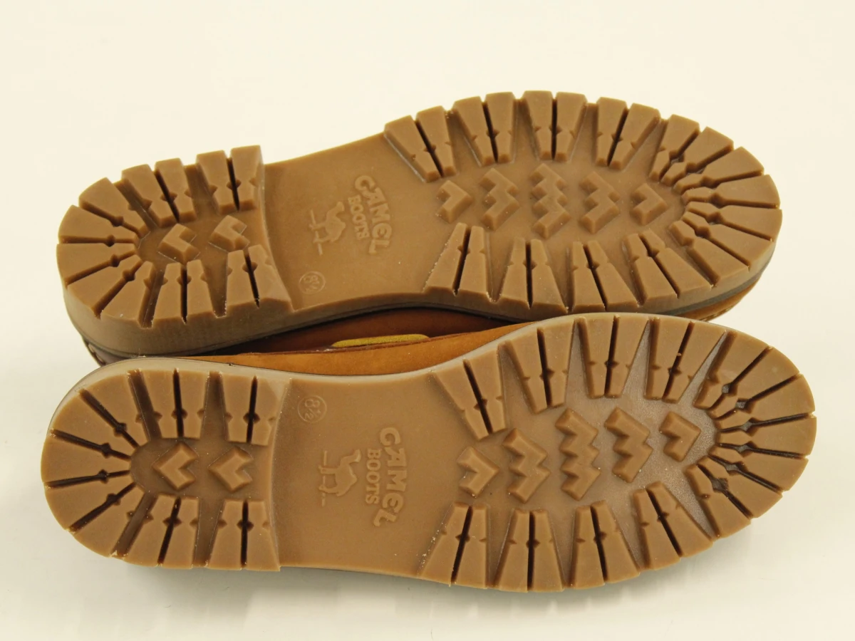 Camel boots - lederen veterschoenen in cognacbruin - nieuw - maat 42 - foto 5