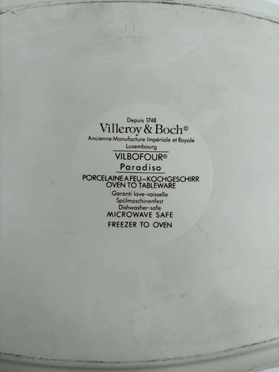 Villeroy & Boch Vilbofour Paradiso Ovale Ovenschotel – "Le Canard Siflant au Bec rouge" - foto 5