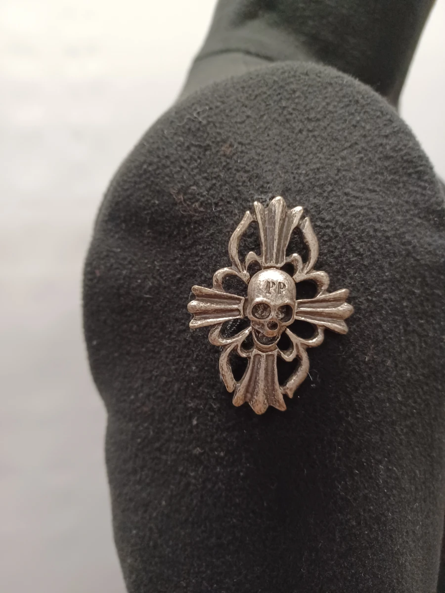 Exclusieve Zwarte Damesmantel - Philipp Plein - Maat 36 - foto 8