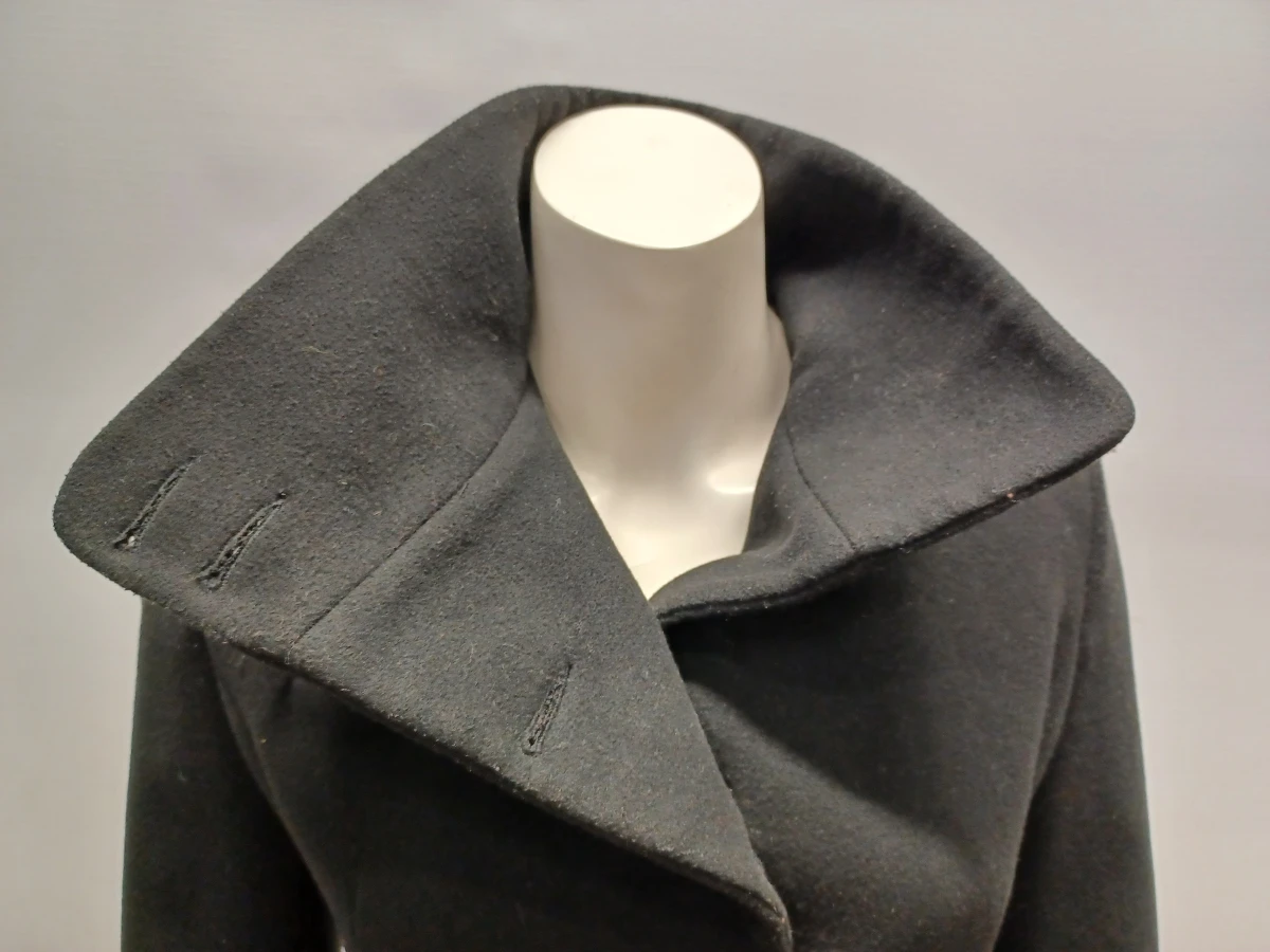 Exclusieve Zwarte Damesmantel - Philipp Plein - Maat 36 - foto 4