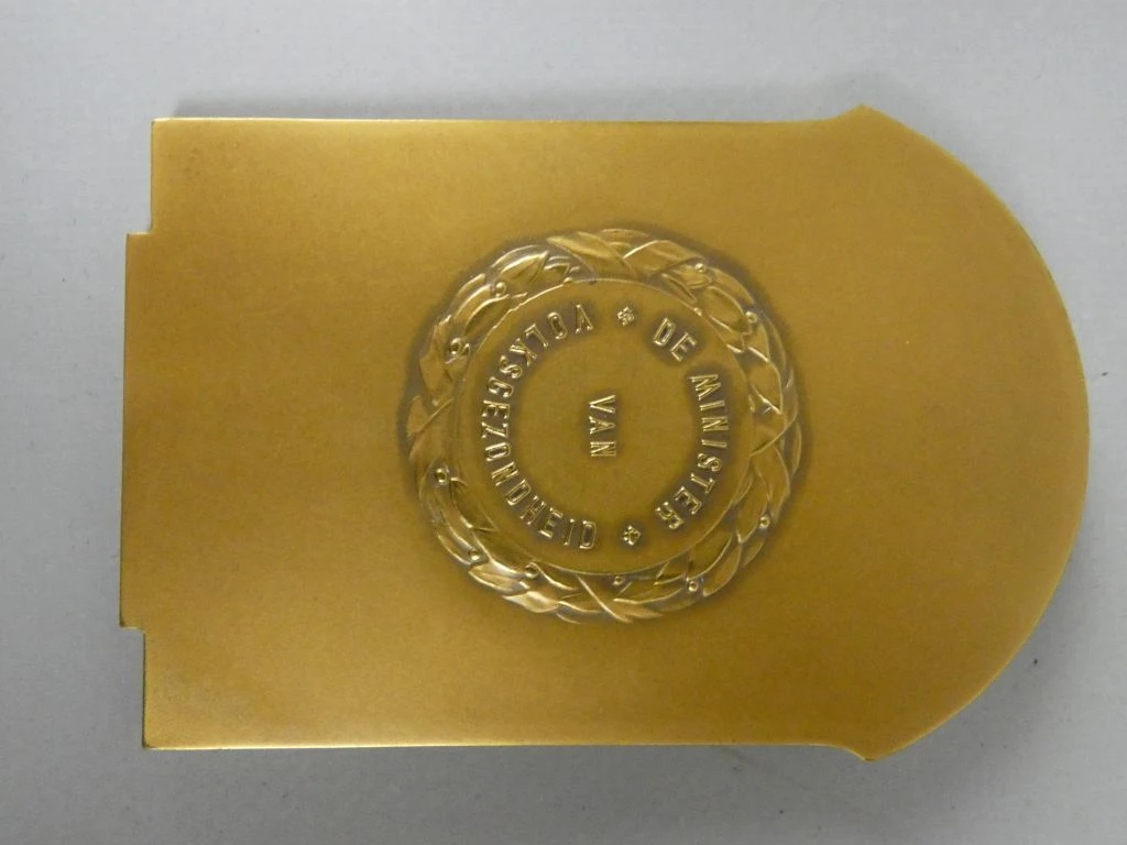 Bronzen plaquette in geschenkdoos - foto 3