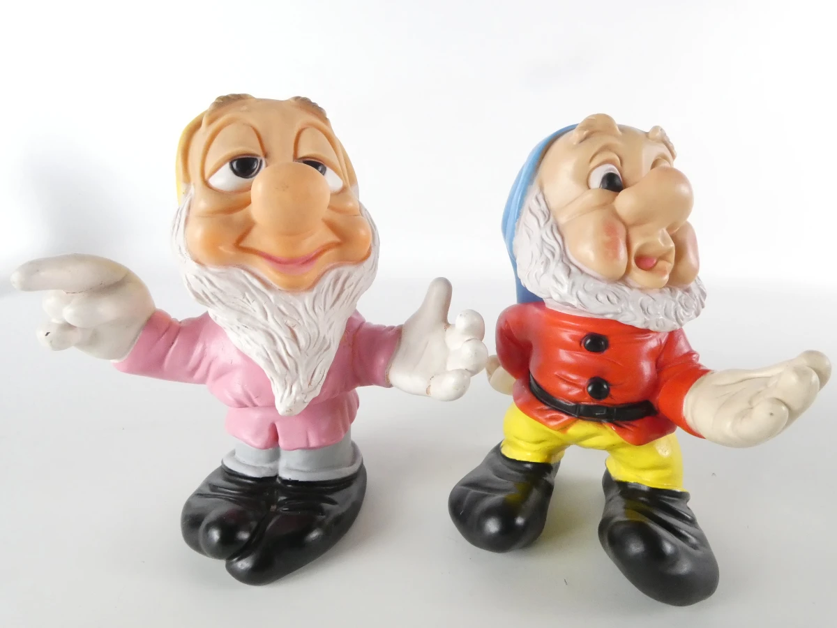 Vintage lot van 11 kunststof figuren - foto 14