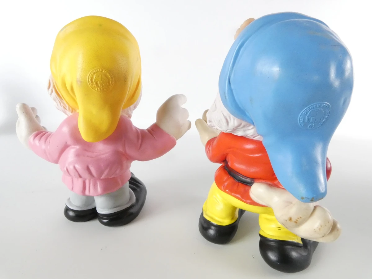 Vintage lot van 11 kunststof figuren - foto 15