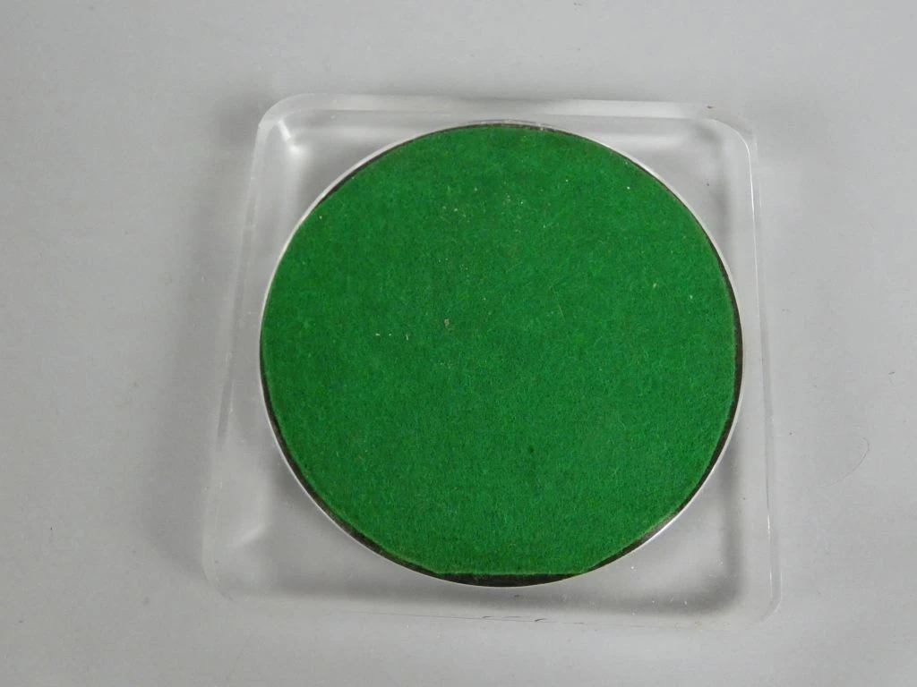 Glazen souvenir met wapen Sint-Pieters-Leeuw Ø 11,5 cm - foto 2