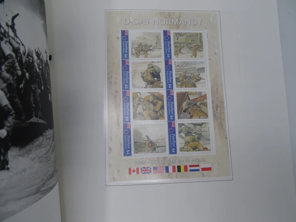 Postzegel map : De geschiedenis van de tweede wereldoorlog - foto 13