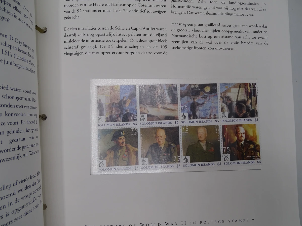 Postzegel map : De geschiedenis van de tweede wereldoorlog - foto 8