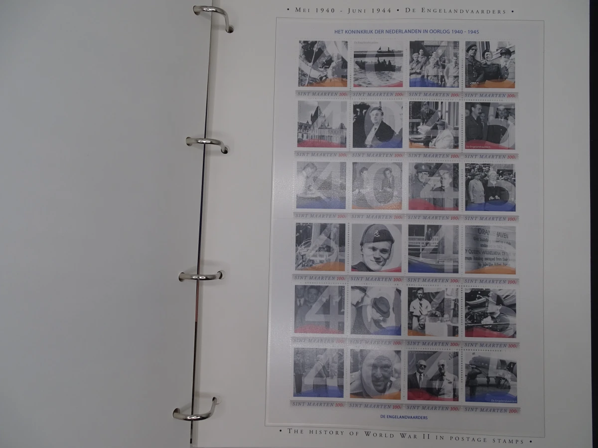 Postzegel map : De geschiedenis van de tweede wereldoorlog - foto 20
